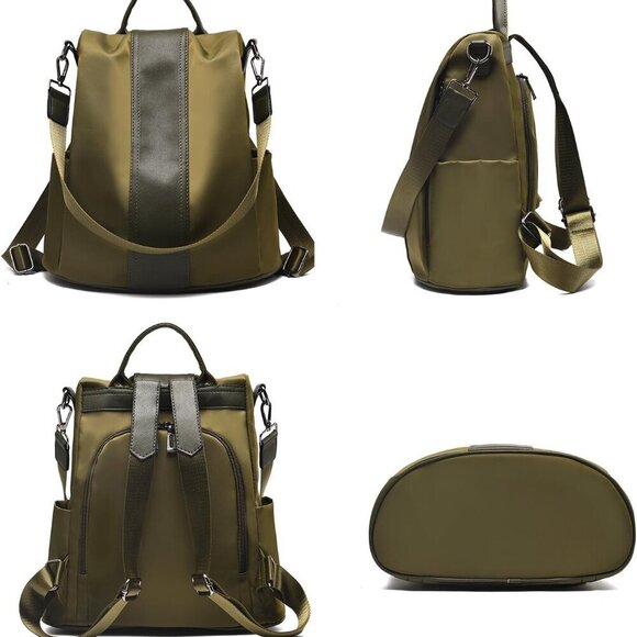 Women Waterproof Nylon Backpack Anti-Theft Shoulder Bag Travel Office main image 4